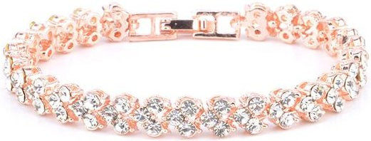 Kristallarmband, Roségold, Damen - Bild 1