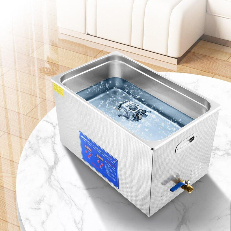 Buying Solutions MB Ultraschallreiniger aus Edelstahl mit digitalem Heiztimer für Schmuck, Silber, 30 l - Bild 2