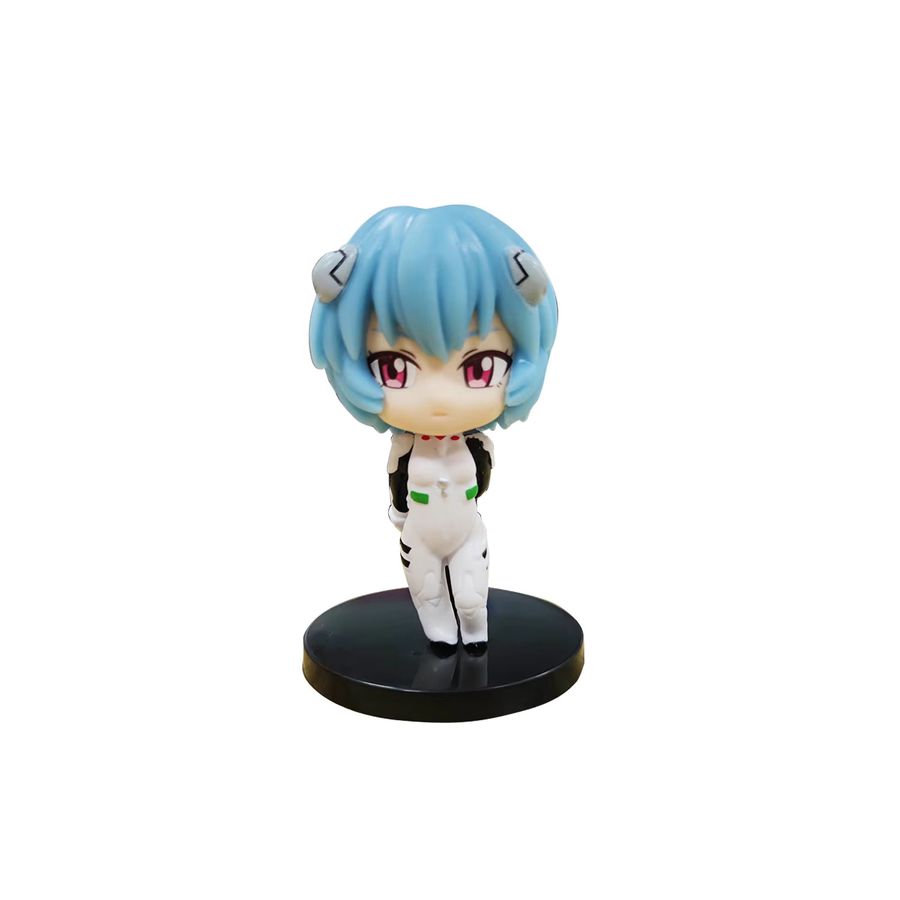 Bandai Anime EVA Q-Version Figuren Set aus PVC mit Asuka, Ayanami und Rei als dekorative Sammelfiguren - Bild 2
