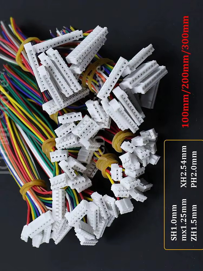 10 Stück Steckverbinder Set mit Abständen 1,0mm, 1,25mm, 1,5mm, 2,0mm und 2,54mm inklusive Buchsenstecker mit 2 bis 12 Polen - Bild 4