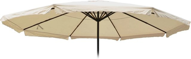 MCW Ersatz-Bezug für Sonnenschirm Carpi Pro mit Volant, Durchmesser: 5 m, Polyester, Creme - Bild 2
