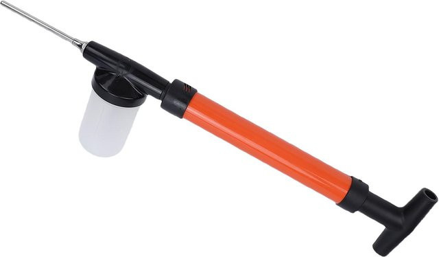 Fishine Kieselgur-Staubwischer in Orange mit verstellbarer Länge und 3 Modi für den Garten und Außenbereich - Bild 1