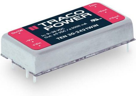 TracoPower TEN 30-2411WIN DC/DC-Wandler Print 24 V/DC 5.1 V/DC 6A 30W Farbe: Silber - Bild 1