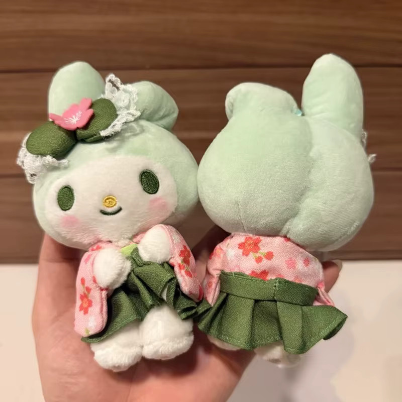 Sanrio Hello Kitty My Melody Plüschpuppe Schlüsselanhänger, 10cm - Bild 2