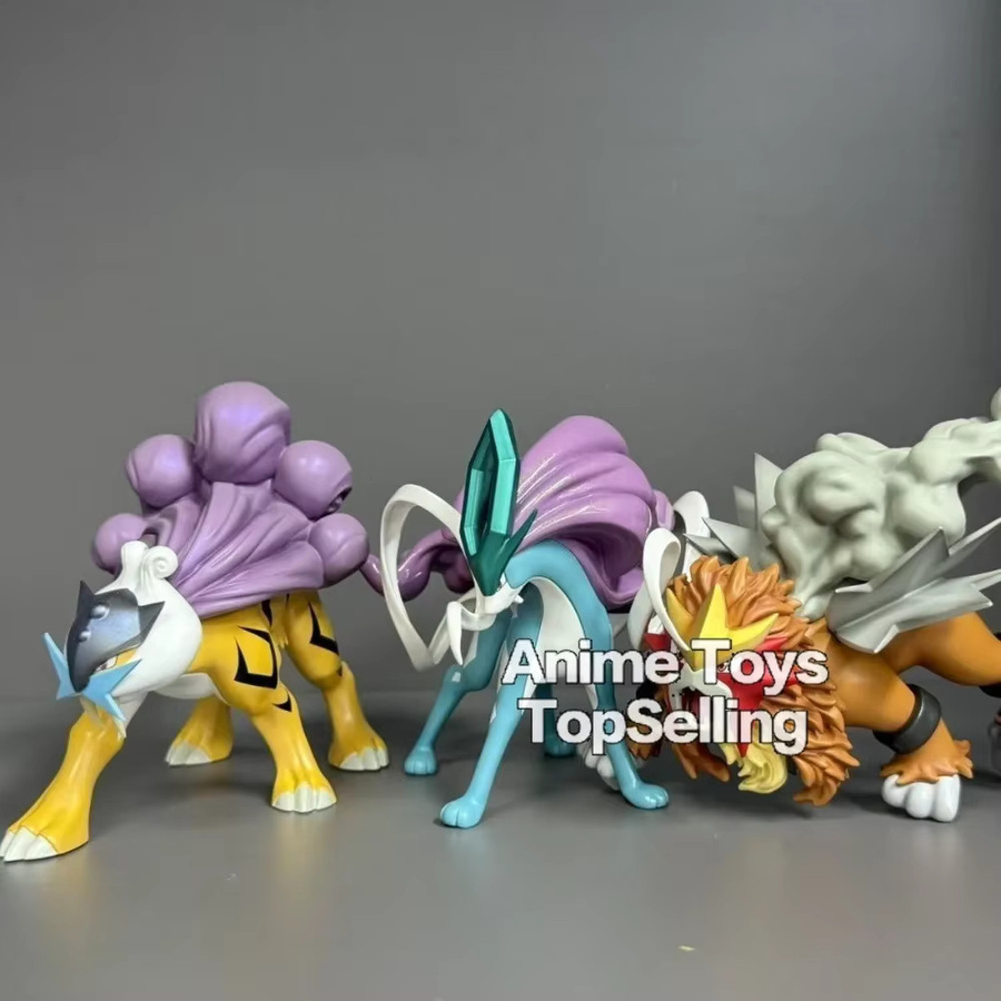 Bandai Pokémon Drei heilige Actionfiguren, PVC-Sammlungsmodelle, 3-teiliges Set - Bild 2