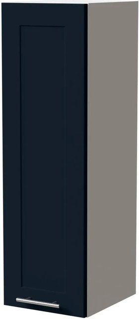 Feldmann-Wohnen Hängeschrank Oslo W4/30 in Weiß und Indigo Matt, B/T/H: 30 x 32,5 x 96 cm - Bild 1
