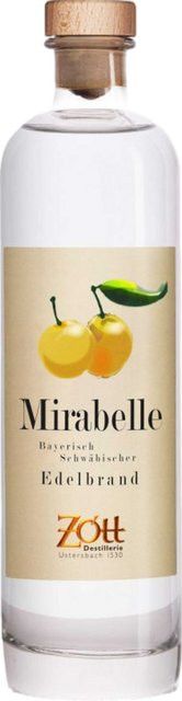 Zott Mirabelle Destillat, Deutschland, 40% Vol., 0,5 l - Bild 1