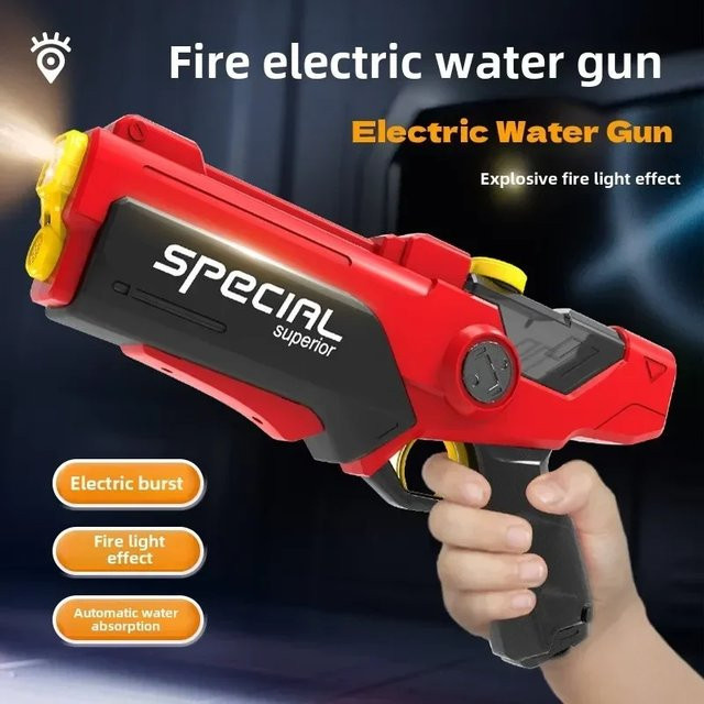 CONUSEA Elektrische Wasser Pistole, Automatisch, Blau, Rot - Bild 1