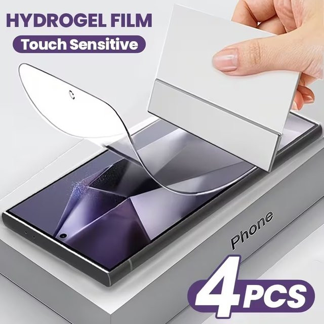 3-4 Stück Hydrogel-Displayschutzfolie für Samsung Galaxy S26 S25 S24 S23 S22 Ultra Plus FE A57 A56 A36 A17 transparent - Bild 1