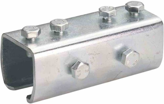 Verbindungsmuffe Typ 30 von Heinr. Betz Söhne in Silber, galvanisiert, 100/180 kg - Bild 1