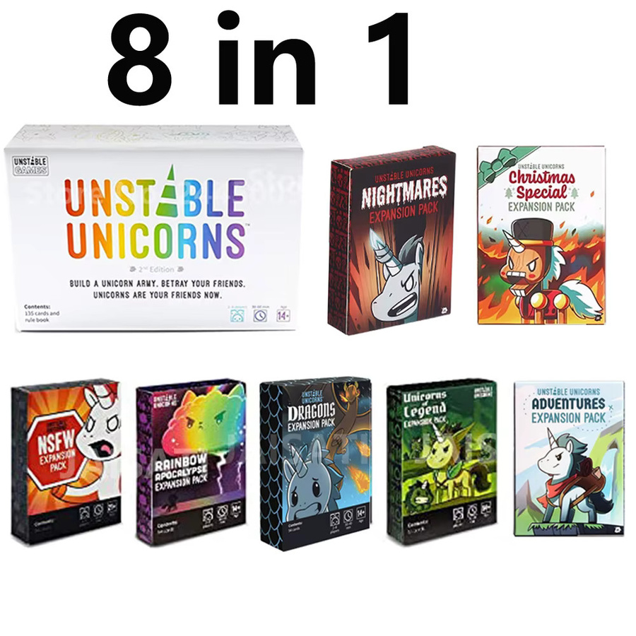 Bandai Unstables Nightmares Expansion Unicorns Here to Slay, Erweiterung, Kartenspiel, ab 14 Jahre - Bild 1