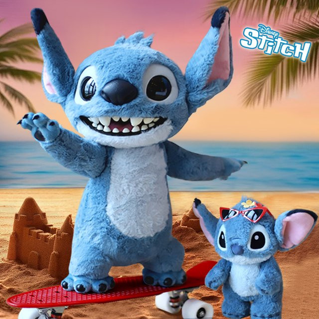 Potdemiel Stitch Actionfigur, Plüschpuppe, Blau - Bild 1