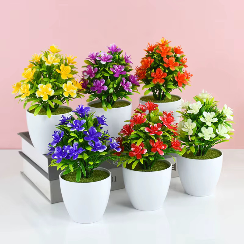 ZQNYCY Künstlicher Bonsai Baum als Tischdekoration in Multicolor für Haus, Garten oder Hochzeiten - Bild 2