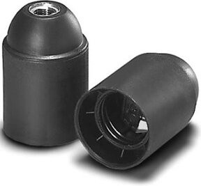 Houben E27 Fassung in Weiß, glatt, M10x1 - Bild 1