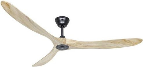 CasaFan ECO GENUINO 180 MS-NT Deckenventilator Schwarz Matt mit Fernbedienung, Durchmesser: 180 cm, Höhe: 29 cm - Bild 1