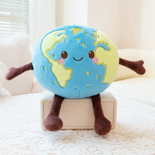 Linyi toy Planet Plüschtier, Erde, braun - Bild 1