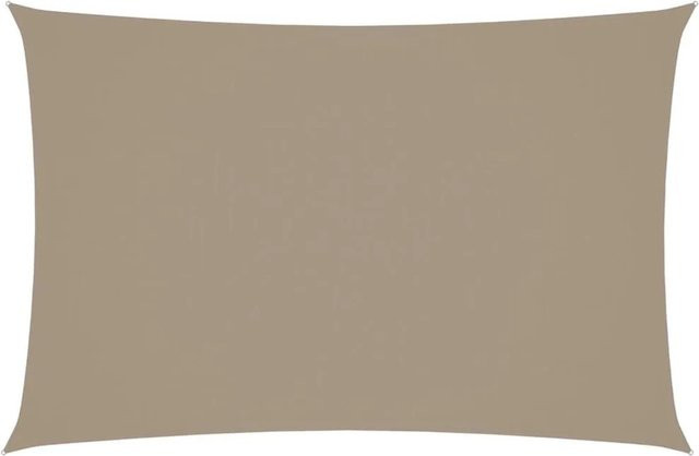 Furnicato Sonnensegel aus PU-beschichtetem Oxford-Gewebe, rechteckig, Taupe, B x T: 400 x 200 cm - Bild 1