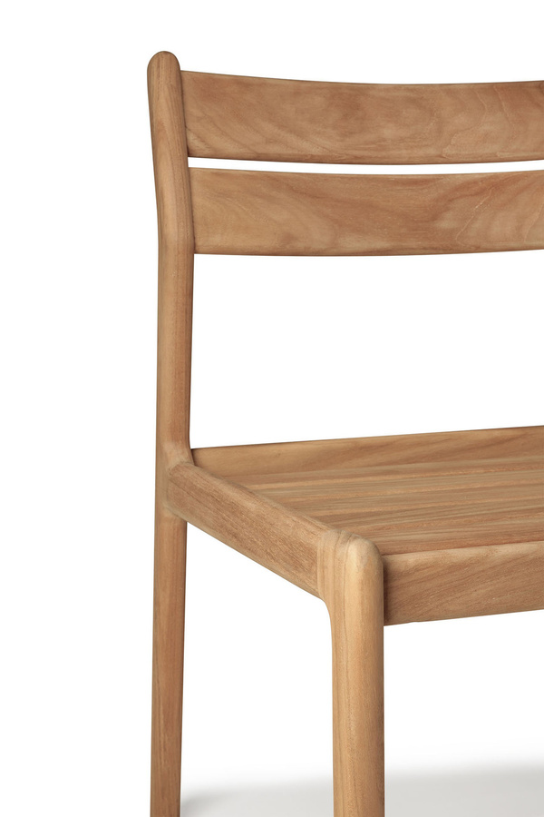 Ethnicraft Jack Outdoor Dining Stuhl in Braun - Bild 2