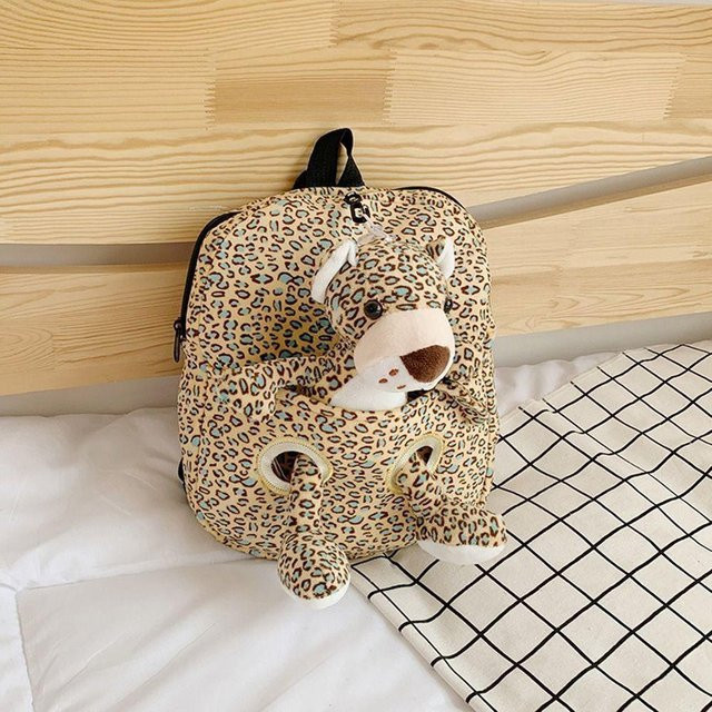 Kidsly Kleinkinder-Rucksack mit Zootieren, Plüschtasche - Bild 1
