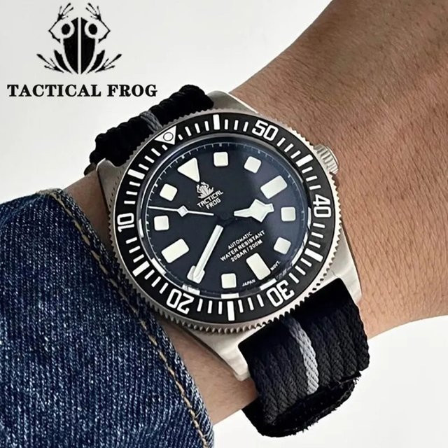 Tactical Frog Armbanduhr Titan, Automatik, Saphirglas, 20 ATM, Herren - Bild 1
