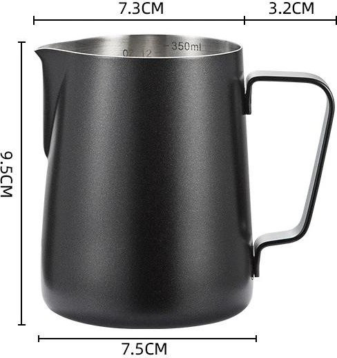 JUNBOPRO Milchaufschäumkännchen aus Edelstahl in Grau - Bild 1