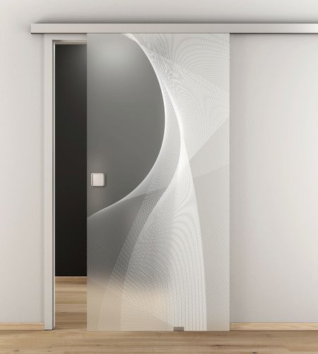 NOVADOORS Glasschiebetür NOVA 634, transparent, B/H: 93,5 x 205,8 cm - Bild 1