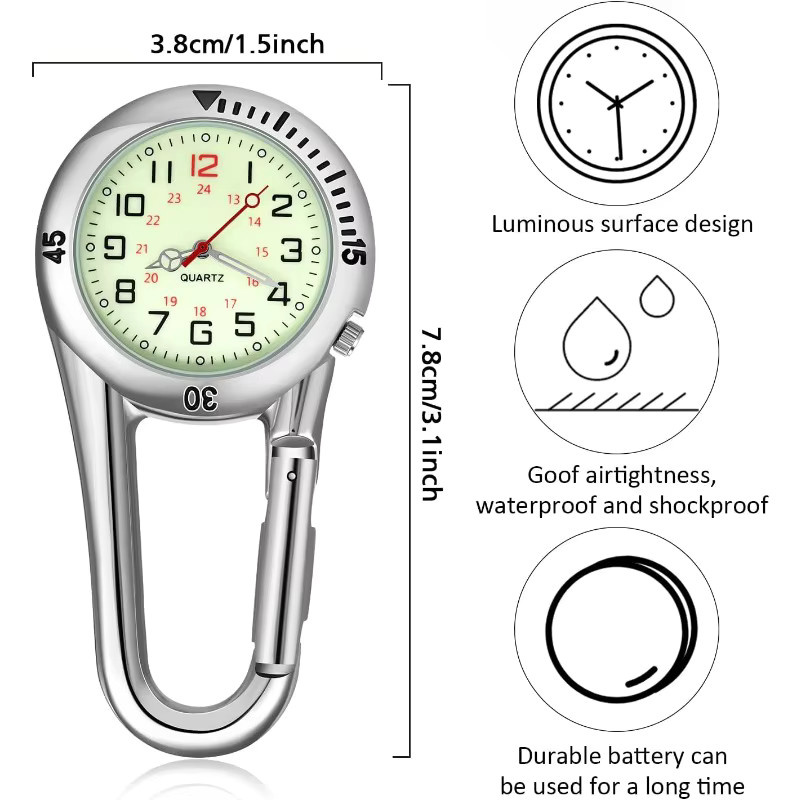 TINUORA Digitaluhr, Quarz, Rund, Kunststoff, Weiß, Unisex - Bild 3
