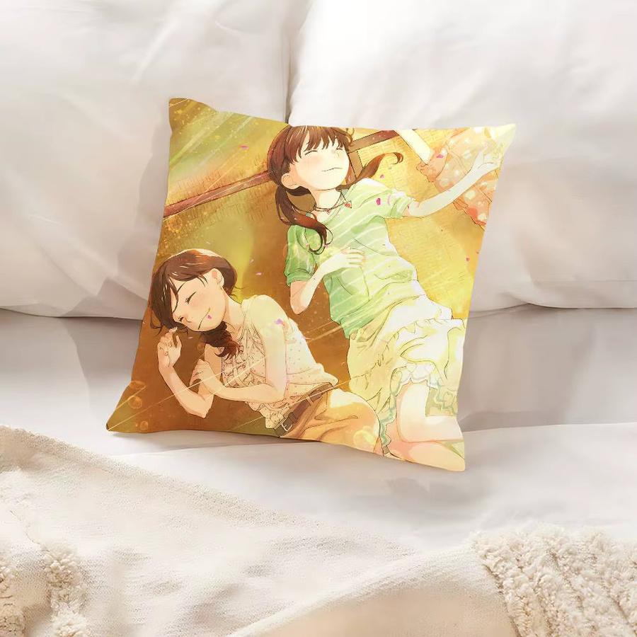 Anime March Comes In Like A Lion Kissenbezug für dein Home Decor, Mehrfarbig, 40 x 40 x 40 cm - Bild 2