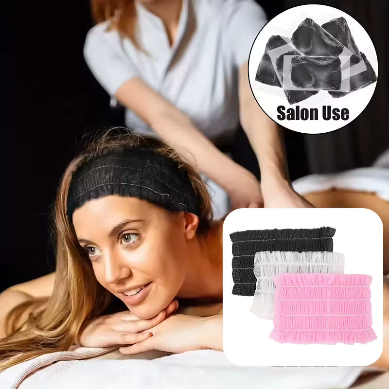 Velishy Einweg-Spa-Stirnbänder, Unisex - Bild 3