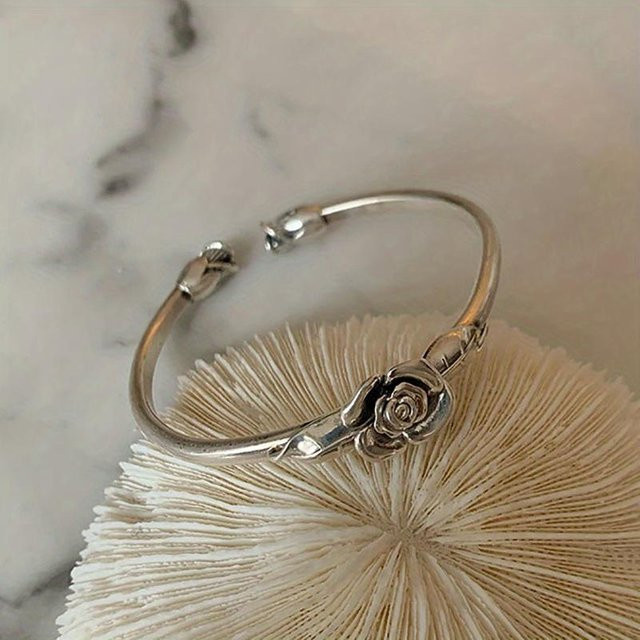 LChome Armband, Blumen, grau, Damen - Bild 1