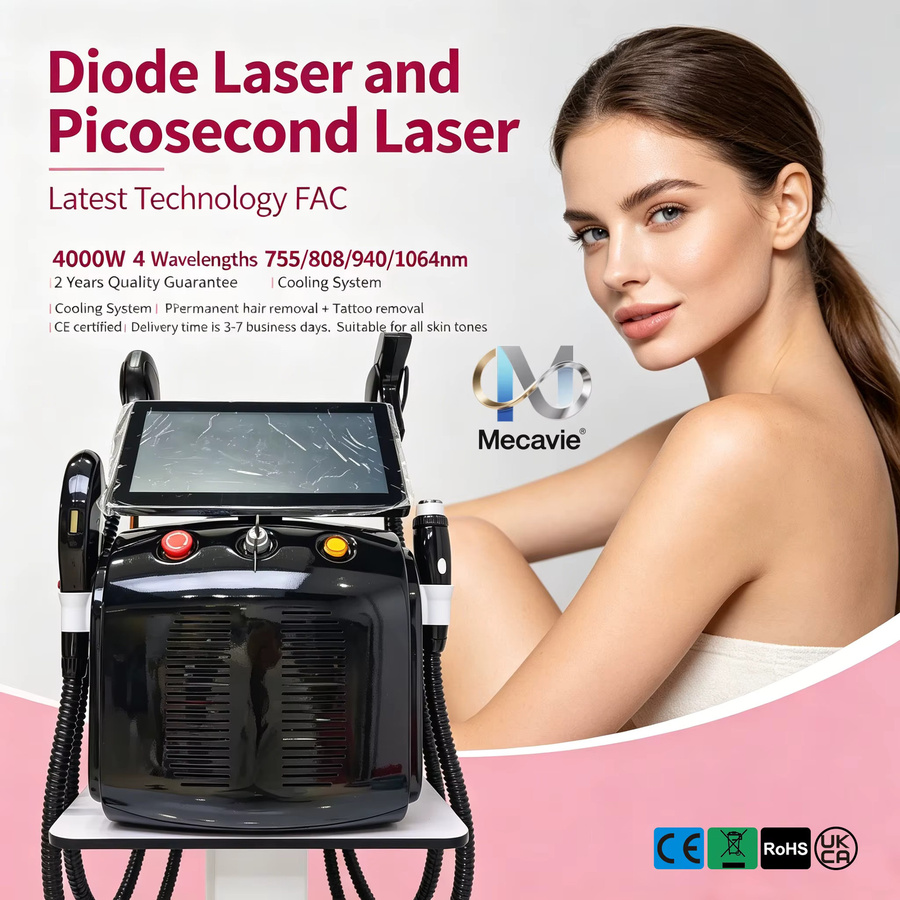 Emsnova Titan-Eis-Laser-Haarentfernungsgerät, 4000W, Unisex, Schwarz - Bild 4