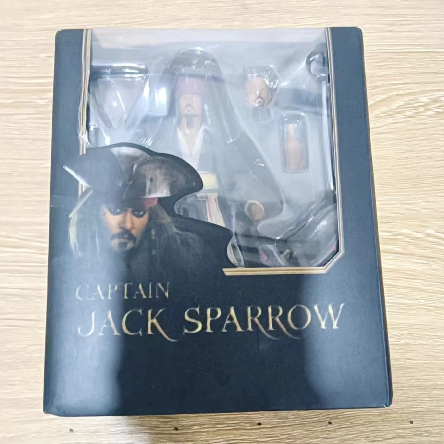 Bandai Fluch Der Karibik Jack Sparrow, Action Figure, bewegliche Statue, 16 cm, ab 3 Jahren - Bild 3