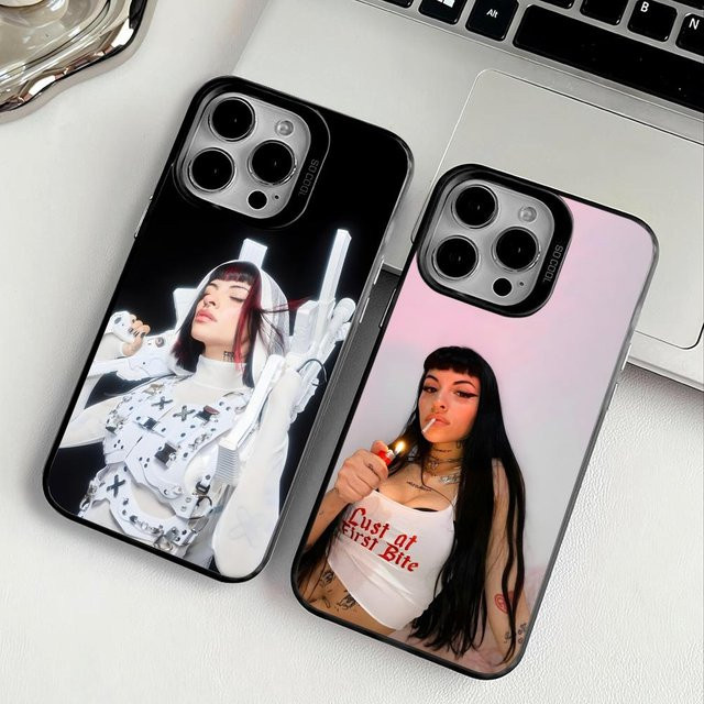 Cazzu Handyhülle im Laser Metallic Aurora Design für iPhone 11 bis iPhone 17 Pro Max, Mehrfarbig Matt - Bild 1