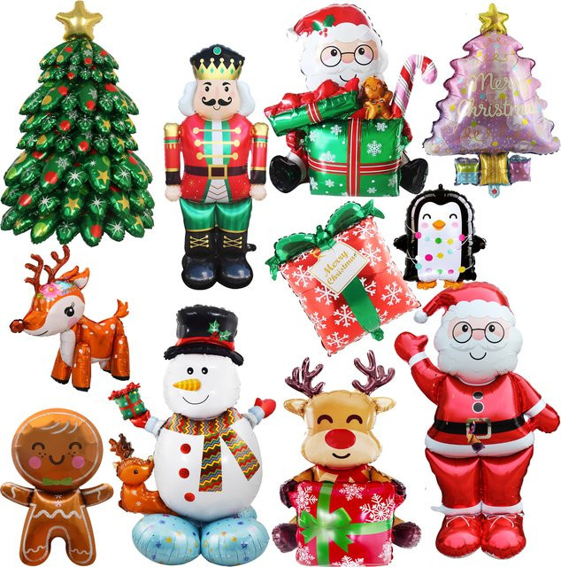 Globos Weihnachtsbaum Dekoration Set aus Kunststoff in Mehrfarbig - Bild 1