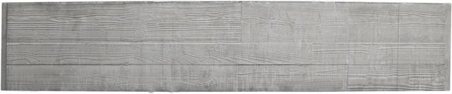 Beckers Betonzaun-Platte Timber in Betongrau, B/H/T: 38,5 x 200 x 3 cm - Bild 1