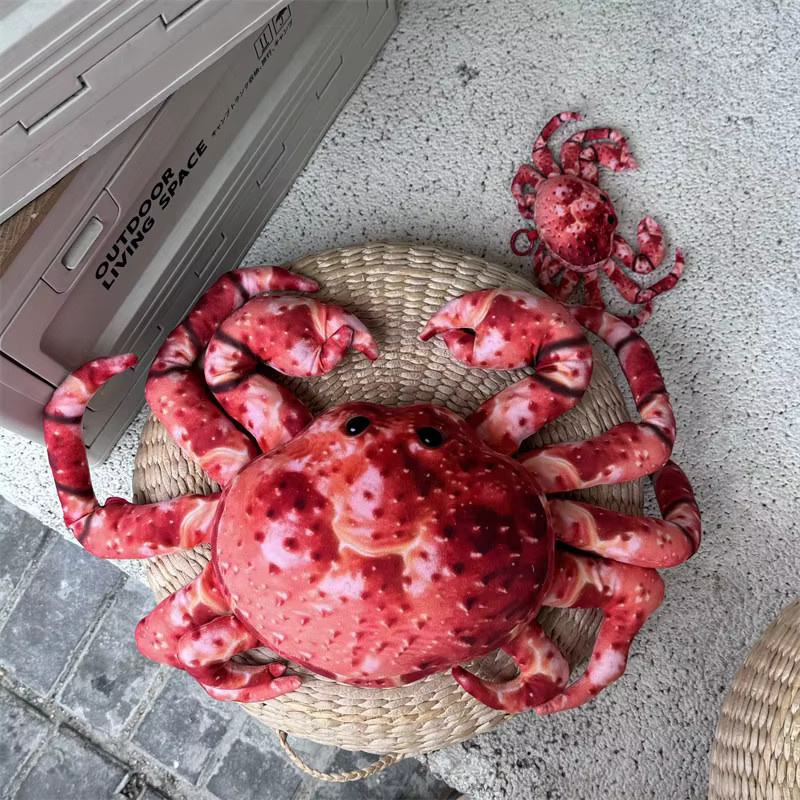 BOOKFONG König Krabbe Plüsch Spielzeug, Meerestiere, Rot - Bild 2