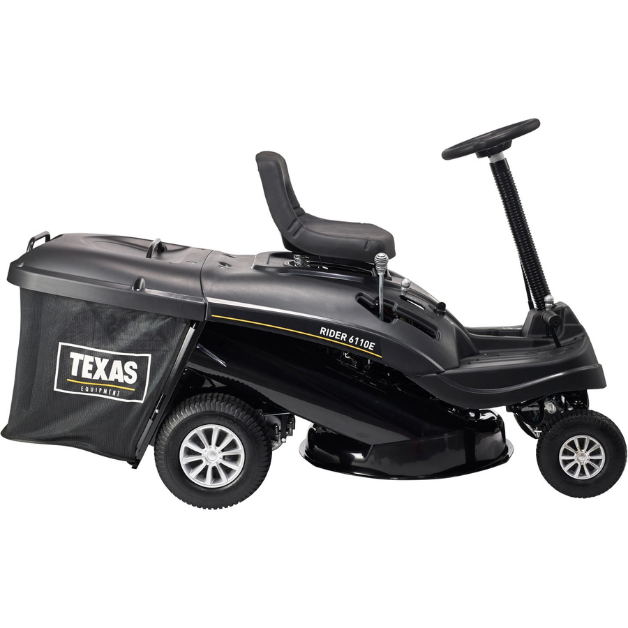 Texas Rider 6100ES Benzin-Aufsitzmäher in Schwarz-Gelb mit 4,8 kW und 61 cm Schnittbreite - Bild 2
