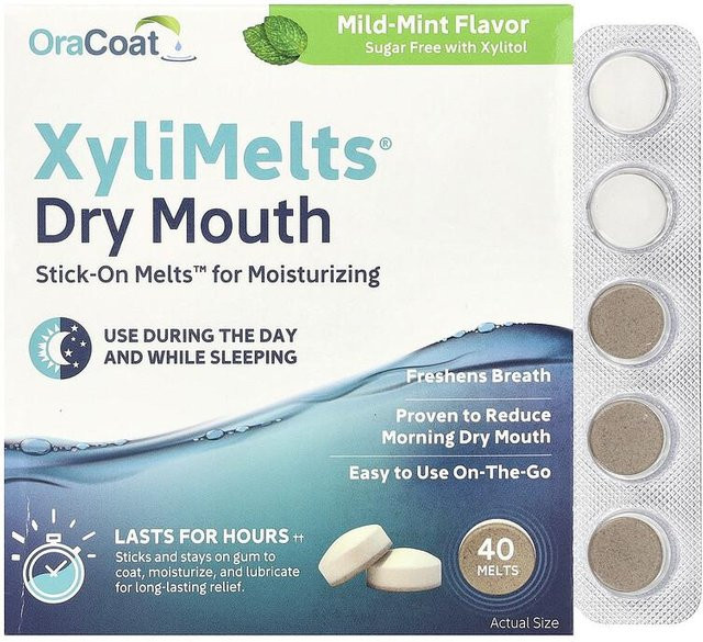 XyliMelts Schmelztabletten Mild-Minze, 40 Stück - Bild 1