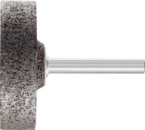 PFERD TOOLS INOX Schleifstift Zylinder für Edelstahl, Farbe: Grau, Durchmesser: 50 mm, Höhe: 13 mm, Schaft-Durchmesser: 6 mm, Typ: A30 - Bild 1