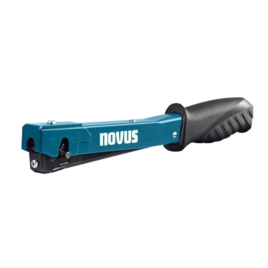 Novus Tools Hammertacker J-022 Typ H in Blau für Feindrahtklammern, Teppiche und Stoffe (4–6 mm) - Bild 2
