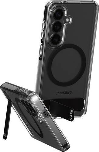 PanzerGlass Backcover für Samsung Galaxy S26 in Transparent mit Standfunktion und Unterstützung für induktives Laden - Bild 1