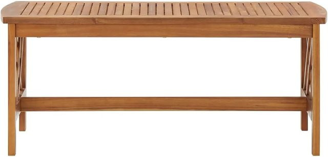 vidaXL Couchtisch aus Akazien-Massivholz in Braun, B/T/H: 102 x 50 x 43 cm - Bild 1