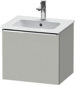 Duravit Waschtischunterschrank D-Neo wandhängend in Grau Beton matt, B/T/H: 51 x 40,2 x 44 cm - Bild 1