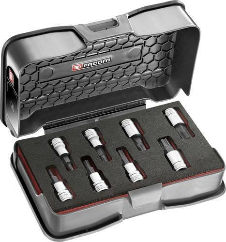 Facom Bit-Set 8-teilig 3/8 Zoll mit 10 mm Innen-Sechskant - Bild 1