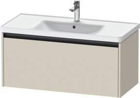 Duravit Waschtischunterschrank Ketho.2 in Tau matt mit einer Schublade, wandhängend, B/T: 98,4 x 45,5 cm - Bild 1