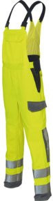 Kübler Latzhose PROTECTIQ HIGH VIS ARC1 PSA Klasse 3 in Warngelb/Anthrazit Größe 46 - Bild 1