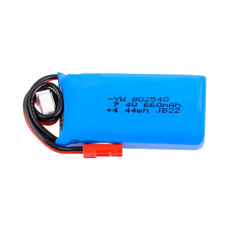 RadioLink A560 LiPo Akku 7,4 V 660 mAh 2S mit JST Anschluss in Blau - Bild 2