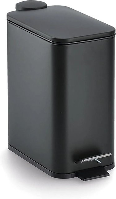 Zeller Treteimer mit Soft Close Schwarz B/H/T: 14 x 29 x 28,7 cm - Bild 1