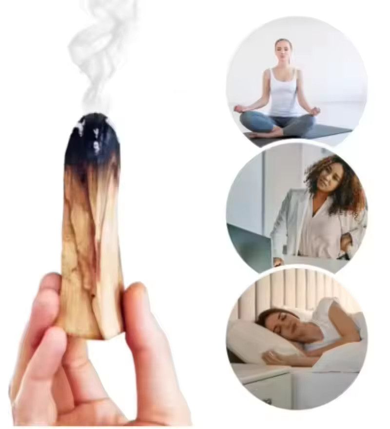 YXYMCF Palo Santo Räucherstäbchen aus natürlichem Holz zur Aromatherapie und Luftreinigung - Bild 4