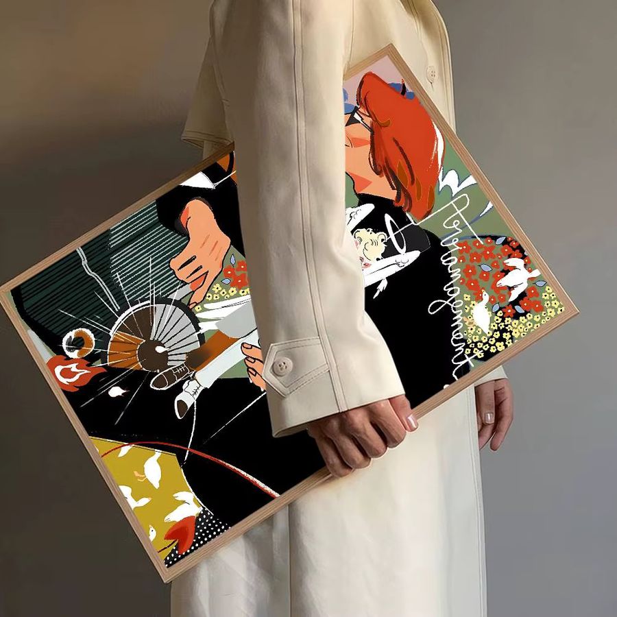 Vintage Good Omens Poster Wandaufkleber Multicolor Whitepaper-Druck B: 15,0 cm, H: 15,0 cm - Bild 5